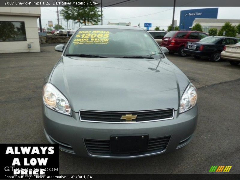 Dark Silver Metallic / Gray 2007 Chevrolet Impala LS