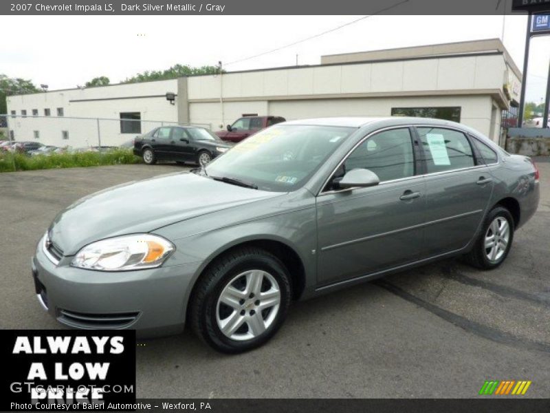 Dark Silver Metallic / Gray 2007 Chevrolet Impala LS