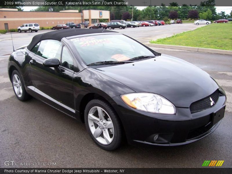 Kalapana Black Satin / Dark Charcoal 2009 Mitsubishi Eclipse Spyder GS