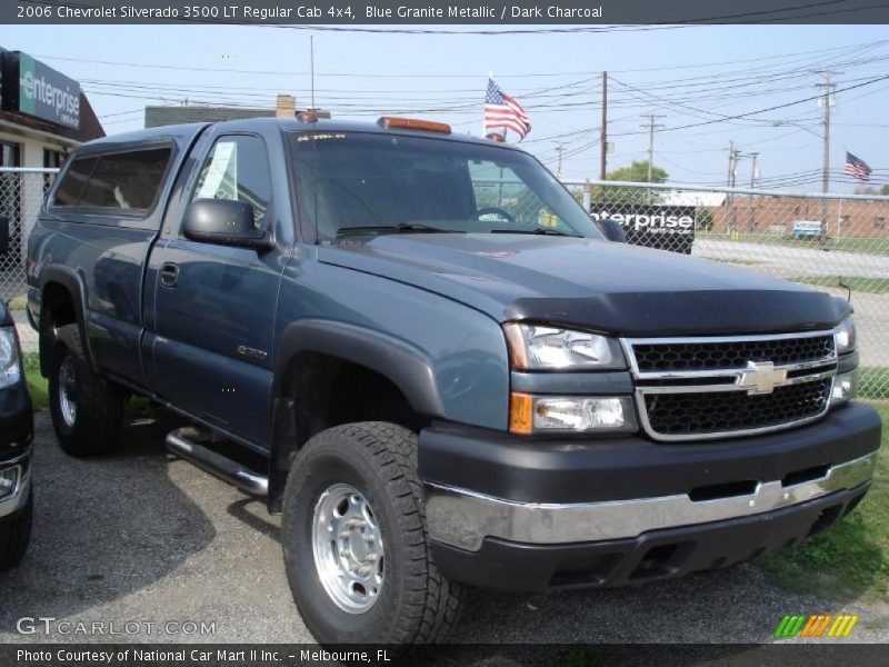 Blue Granite Metallic / Dark Charcoal 2006 Chevrolet Silverado 3500 LT Regular Cab 4x4