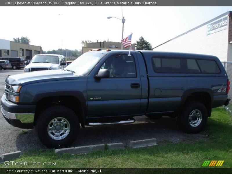 Blue Granite Metallic / Dark Charcoal 2006 Chevrolet Silverado 3500 LT Regular Cab 4x4