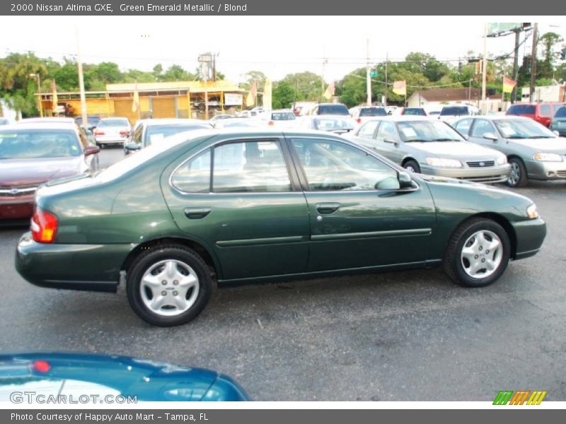 Green Emerald Metallic / Blond 2000 Nissan Altima GXE