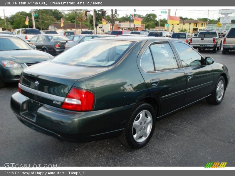 Green Emerald Metallic / Blond 2000 Nissan Altima GXE