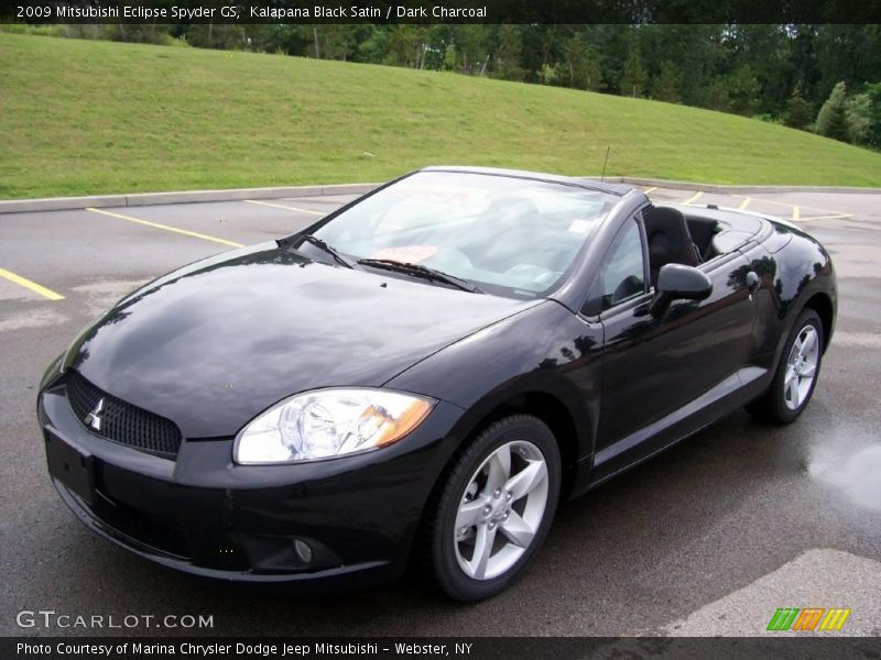 Kalapana Black Satin / Dark Charcoal 2009 Mitsubishi Eclipse Spyder GS