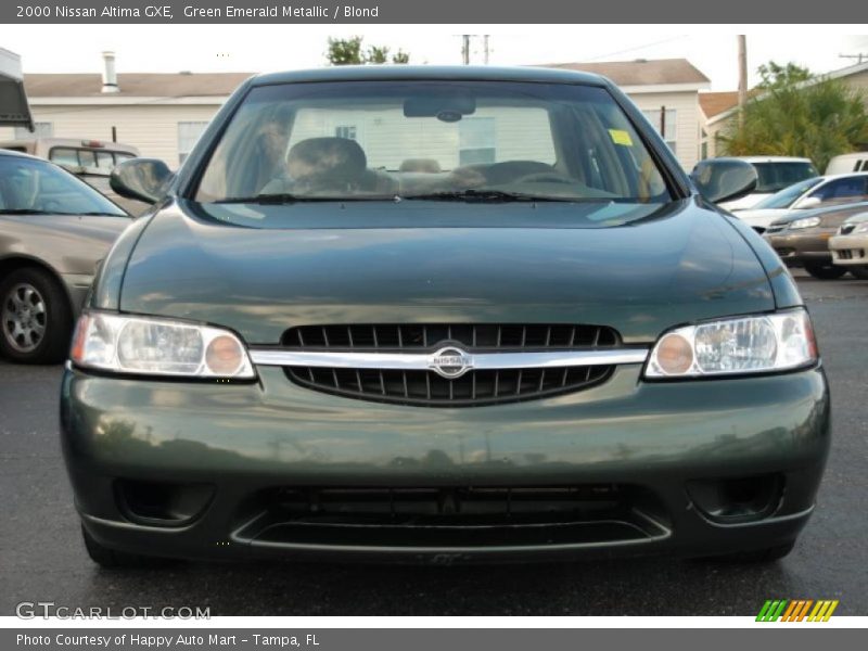 Green Emerald Metallic / Blond 2000 Nissan Altima GXE