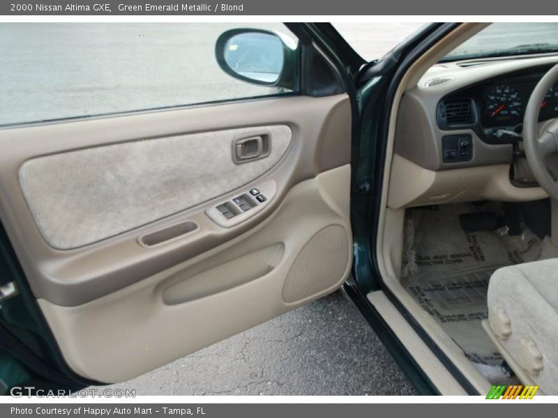 Green Emerald Metallic / Blond 2000 Nissan Altima GXE