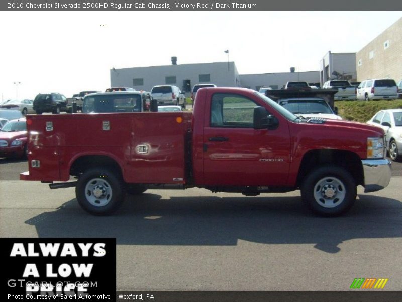 Victory Red / Dark Titanium 2010 Chevrolet Silverado 2500HD Regular Cab Chassis