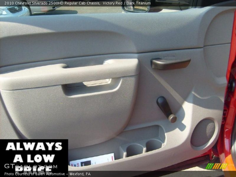 Victory Red / Dark Titanium 2010 Chevrolet Silverado 2500HD Regular Cab Chassis