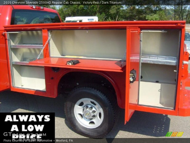 Victory Red / Dark Titanium 2010 Chevrolet Silverado 2500HD Regular Cab Chassis