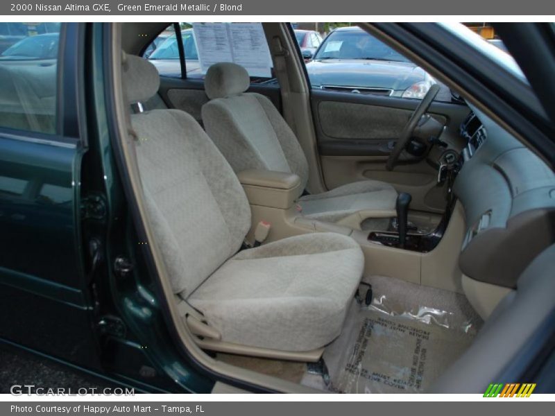 Green Emerald Metallic / Blond 2000 Nissan Altima GXE