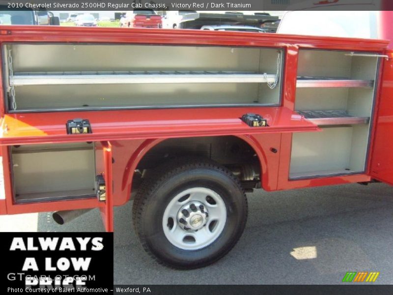 Victory Red / Dark Titanium 2010 Chevrolet Silverado 2500HD Regular Cab Chassis