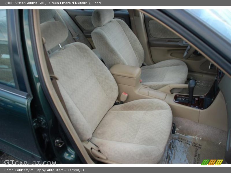 Green Emerald Metallic / Blond 2000 Nissan Altima GXE