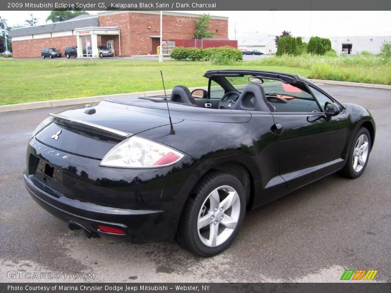 Kalapana Black Satin / Dark Charcoal 2009 Mitsubishi Eclipse Spyder GS