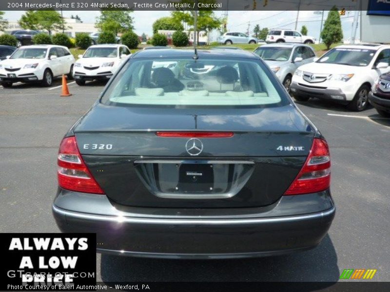 Tectite Grey Metallic / Charcoal 2004 Mercedes-Benz E 320 4Matic Sedan