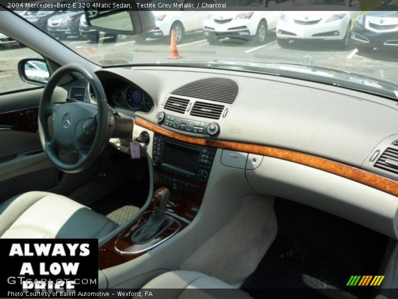 Tectite Grey Metallic / Charcoal 2004 Mercedes-Benz E 320 4Matic Sedan