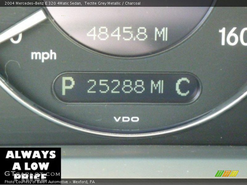 Tectite Grey Metallic / Charcoal 2004 Mercedes-Benz E 320 4Matic Sedan