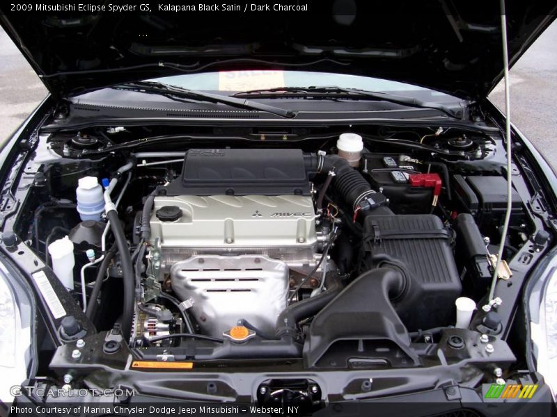 Kalapana Black Satin / Dark Charcoal 2009 Mitsubishi Eclipse Spyder GS