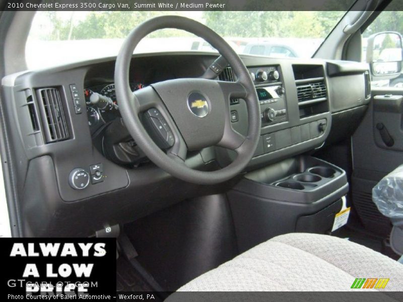 Summit White / Medium Pewter 2010 Chevrolet Express 3500 Cargo Van