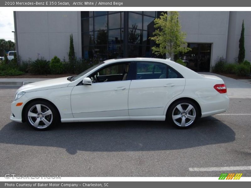Arctic White / Almond Beige 2010 Mercedes-Benz E 350 Sedan