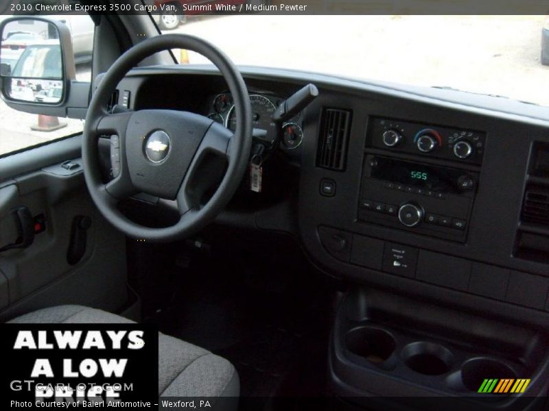 Summit White / Medium Pewter 2010 Chevrolet Express 3500 Cargo Van
