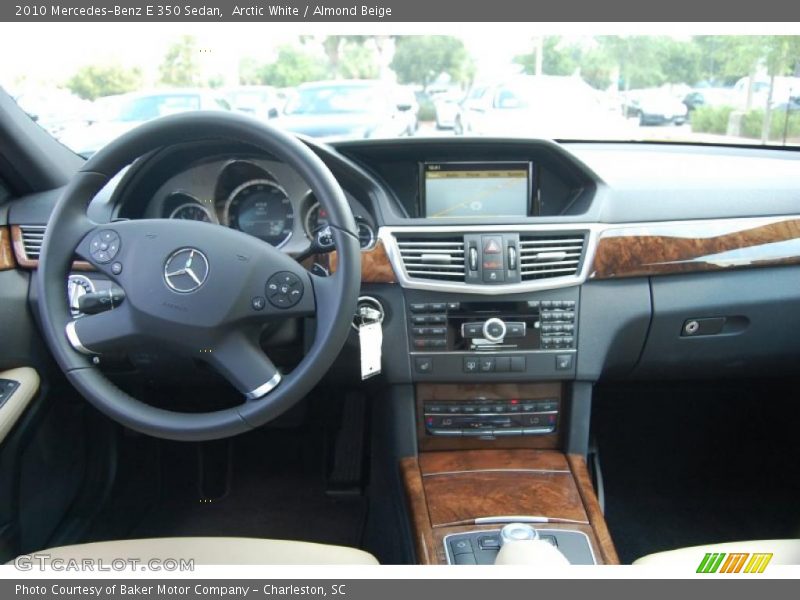 Arctic White / Almond Beige 2010 Mercedes-Benz E 350 Sedan