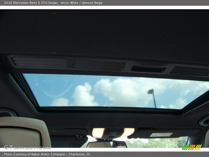 Arctic White / Almond Beige 2010 Mercedes-Benz E 350 Sedan