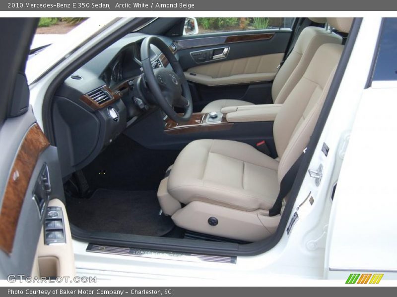 Arctic White / Almond Beige 2010 Mercedes-Benz E 350 Sedan