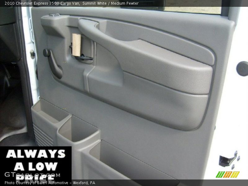 Summit White / Medium Pewter 2010 Chevrolet Express 3500 Cargo Van