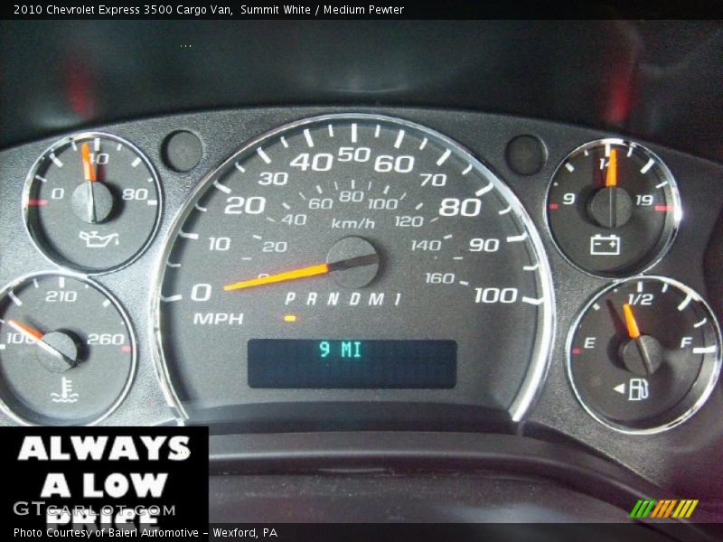 Summit White / Medium Pewter 2010 Chevrolet Express 3500 Cargo Van