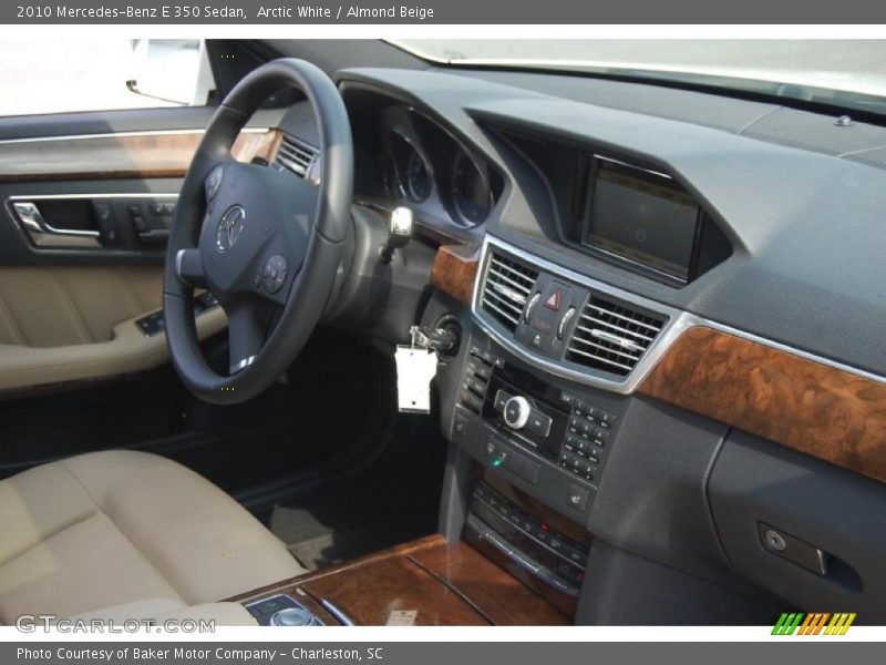 Arctic White / Almond Beige 2010 Mercedes-Benz E 350 Sedan
