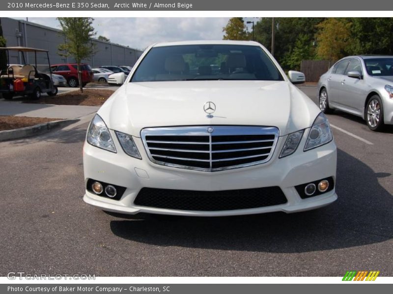Arctic White / Almond Beige 2010 Mercedes-Benz E 350 Sedan