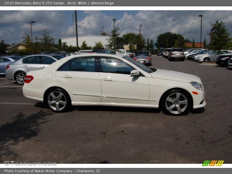 Arctic White / Almond Beige 2010 Mercedes-Benz E 350 Sedan
