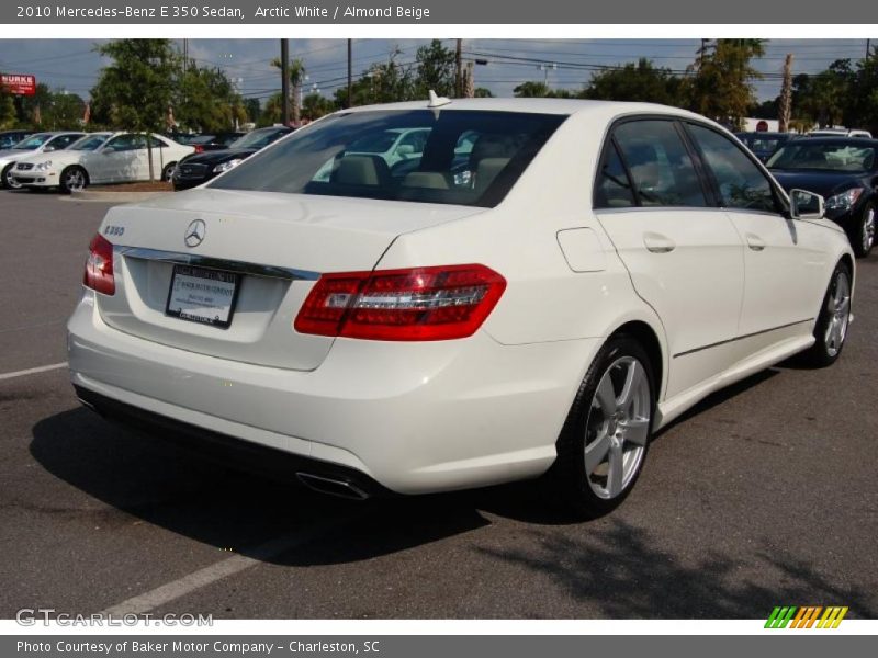 Arctic White / Almond Beige 2010 Mercedes-Benz E 350 Sedan