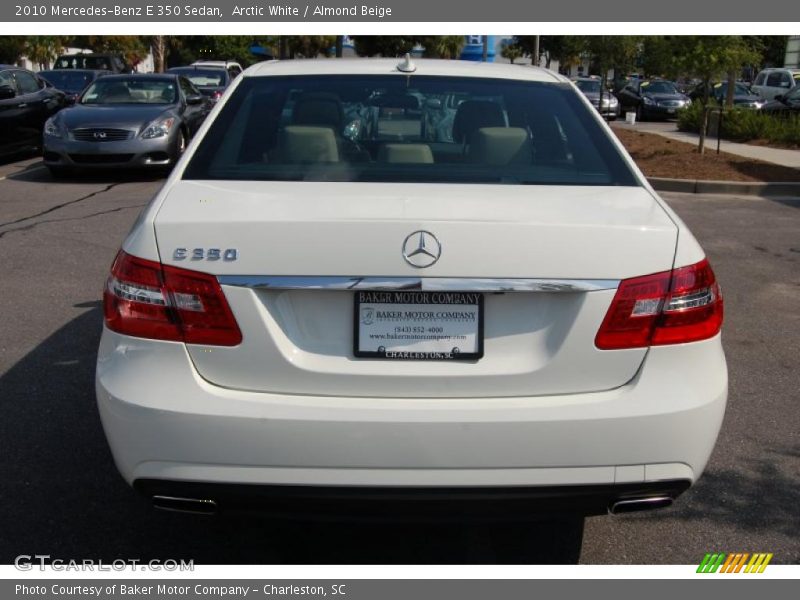 Arctic White / Almond Beige 2010 Mercedes-Benz E 350 Sedan