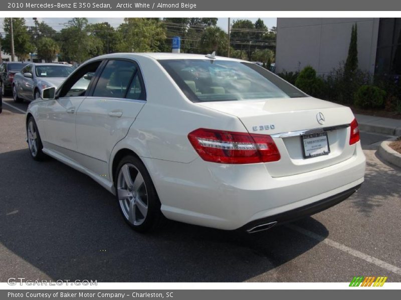 Arctic White / Almond Beige 2010 Mercedes-Benz E 350 Sedan