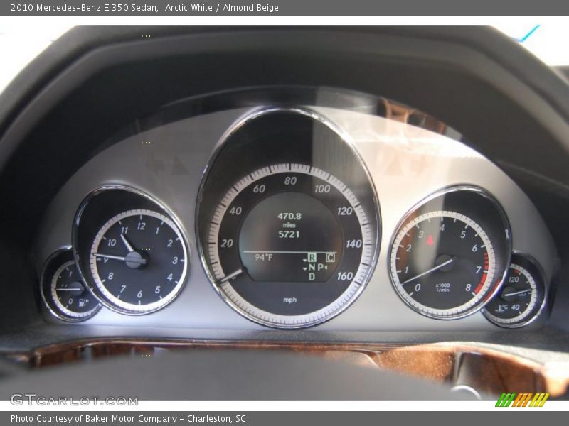 Arctic White / Almond Beige 2010 Mercedes-Benz E 350 Sedan