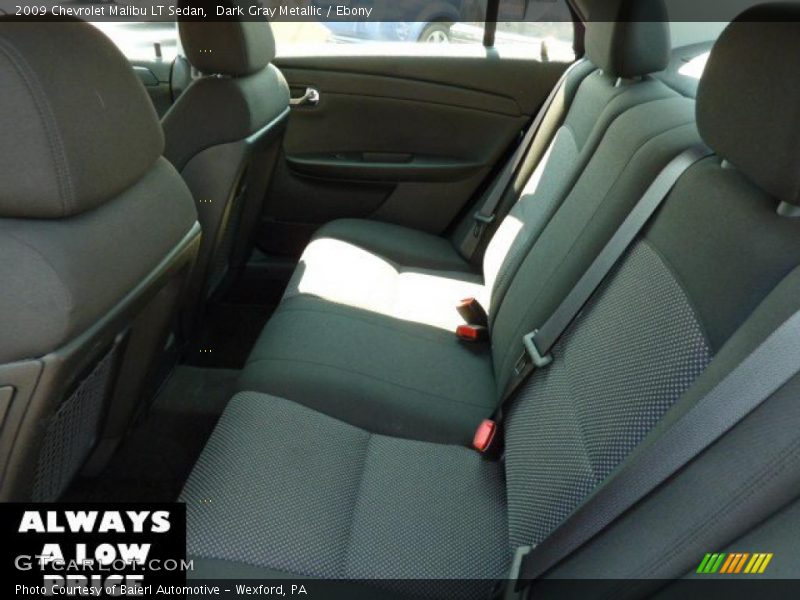 Dark Gray Metallic / Ebony 2009 Chevrolet Malibu LT Sedan