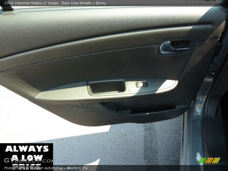 Dark Gray Metallic / Ebony 2009 Chevrolet Malibu LT Sedan