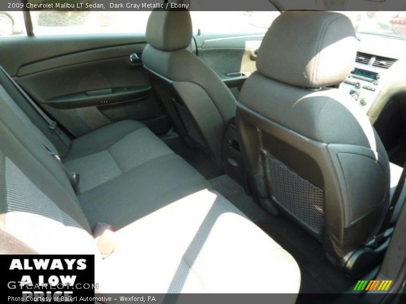Dark Gray Metallic / Ebony 2009 Chevrolet Malibu LT Sedan