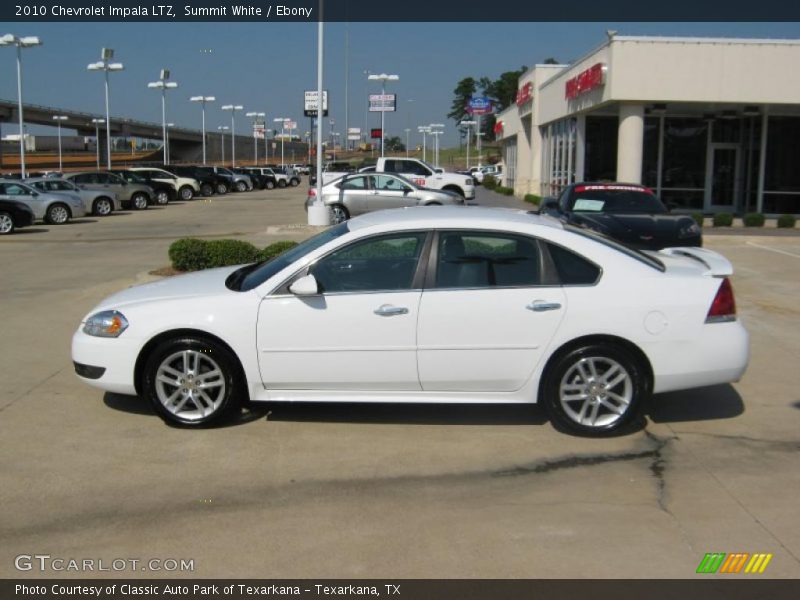 Summit White / Ebony 2010 Chevrolet Impala LTZ