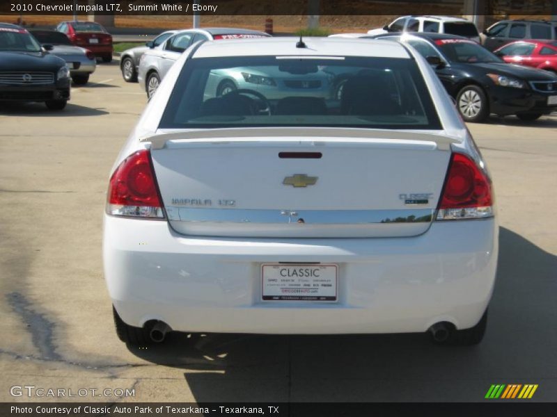 Summit White / Ebony 2010 Chevrolet Impala LTZ
