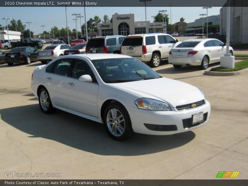 Summit White / Ebony 2010 Chevrolet Impala LTZ