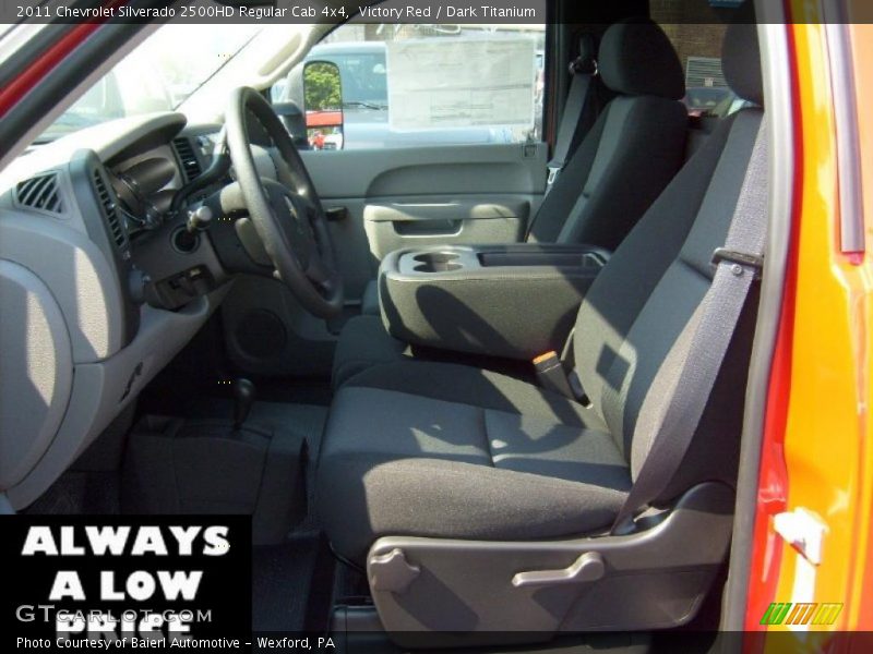 Victory Red / Dark Titanium 2011 Chevrolet Silverado 2500HD Regular Cab 4x4