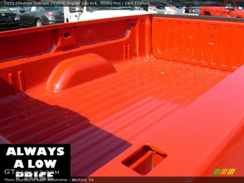 Victory Red / Dark Titanium 2011 Chevrolet Silverado 2500HD Regular Cab 4x4
