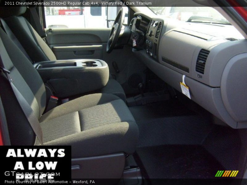 Victory Red / Dark Titanium 2011 Chevrolet Silverado 2500HD Regular Cab 4x4