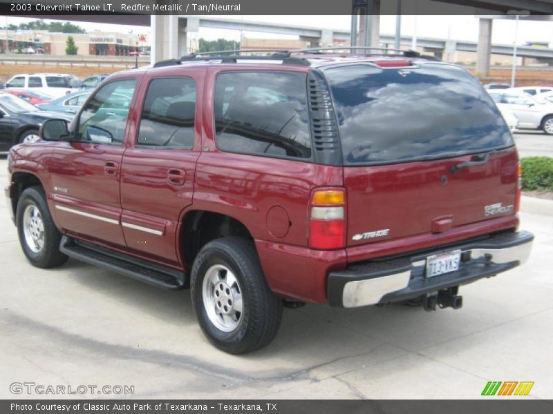 Redfire Metallic / Tan/Neutral 2003 Chevrolet Tahoe LT
