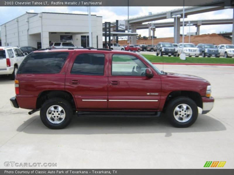 Redfire Metallic / Tan/Neutral 2003 Chevrolet Tahoe LT