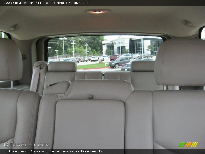 Redfire Metallic / Tan/Neutral 2003 Chevrolet Tahoe LT