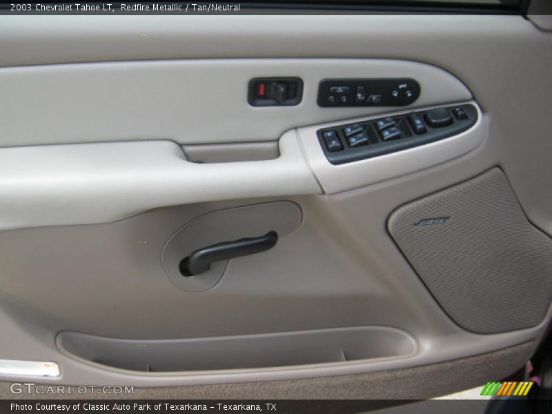 Redfire Metallic / Tan/Neutral 2003 Chevrolet Tahoe LT
