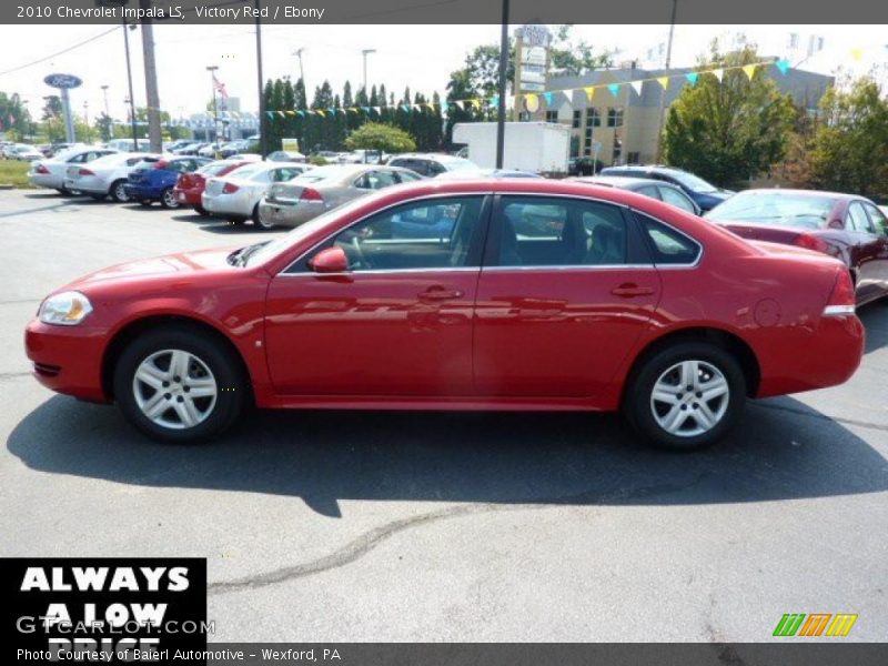 Victory Red / Ebony 2010 Chevrolet Impala LS